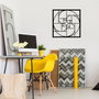 Wallity Golden Ratio Escultura de pared Negra